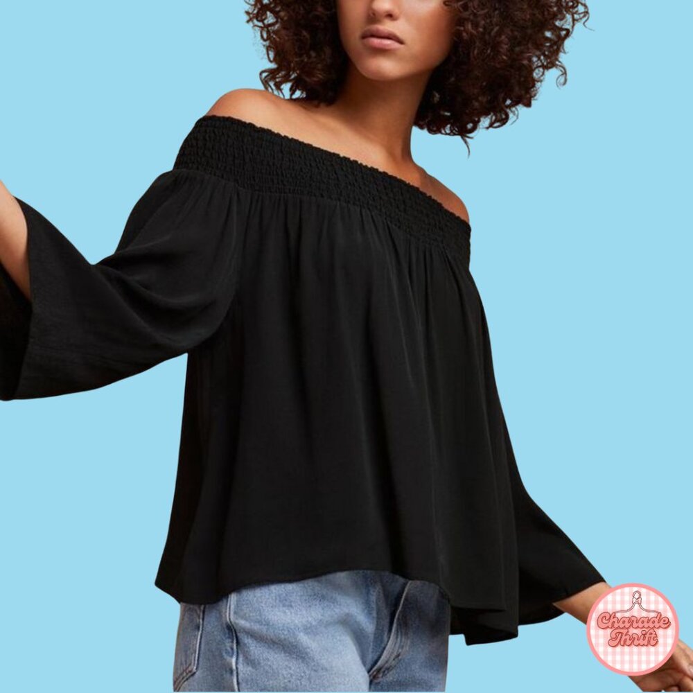 Talula x Aritzia "Marcilly" Off the Shoulder Top - Picture 1 of 4